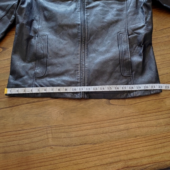 INC leather jacket- size L - Picture 10 of 10